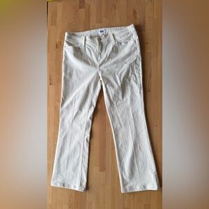 Paige Women Cream Sloane Modern Low Rise Slim Trouser Size 32